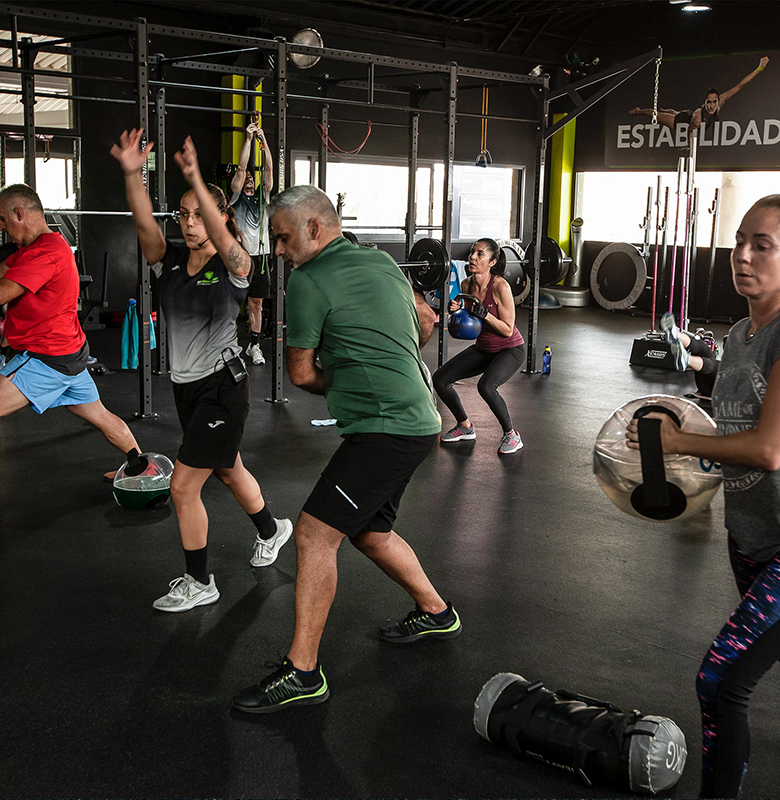 Entrenamiento grupal en BeMovement Tenerife